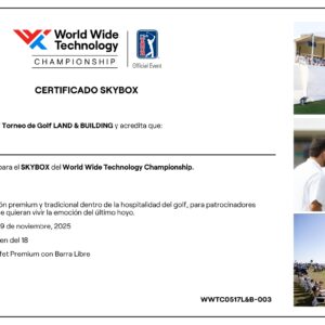 Pase semanal para el Sky Box del Word Wide Technology Championship